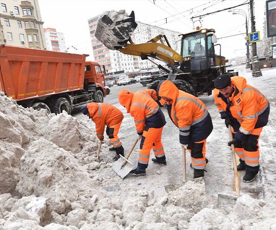 Уборка снега в Пскове и  Псковской области